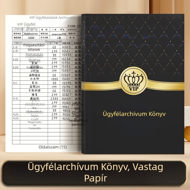 Műbőr borítós jegyzetfüzet, drótos kötés, Dowling papír, papírsúly 406 g, 100–200 oldal