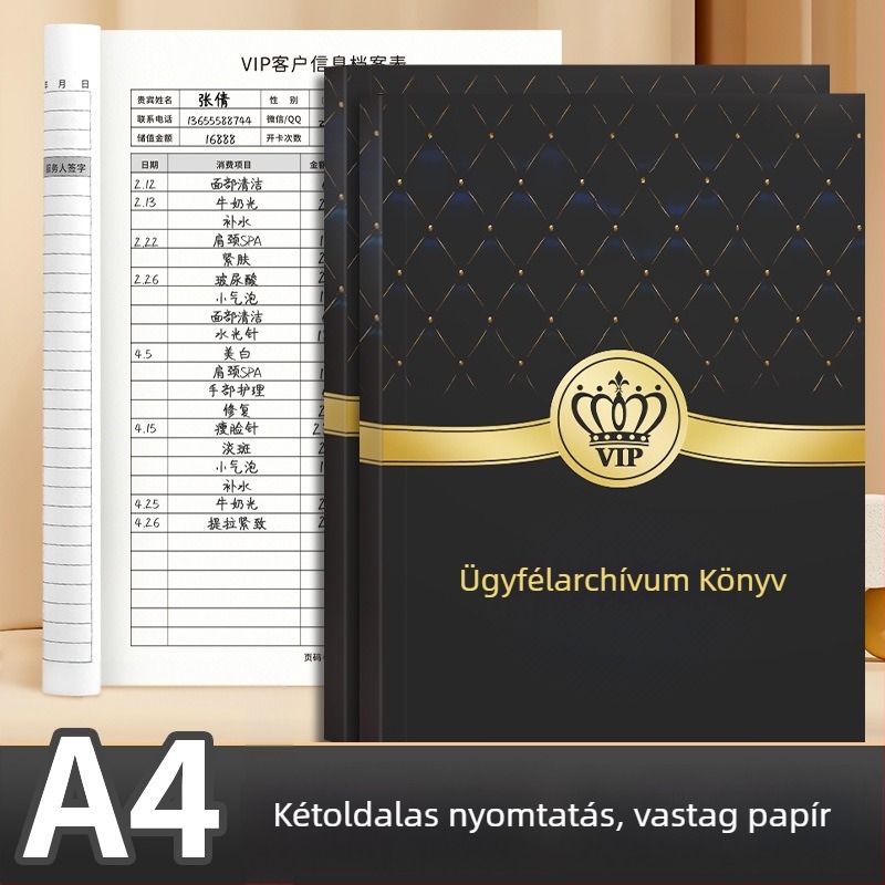 Műbőr borítós jegyzetfüzet, drótos kötés, Dowling papír, papírsúly 406 g, 100–200 oldal