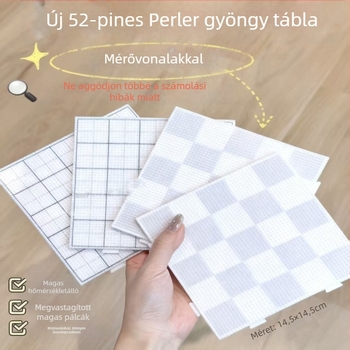 Gyöngykészítő tábla 52 és 104 tüskével, hőálló, gravírozott, égésálló és deformációmentes