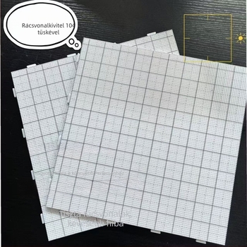 Gyöngykészítő tábla 52 és 104 tüskével, hőálló, gravírozott, égésálló és deformációmentes