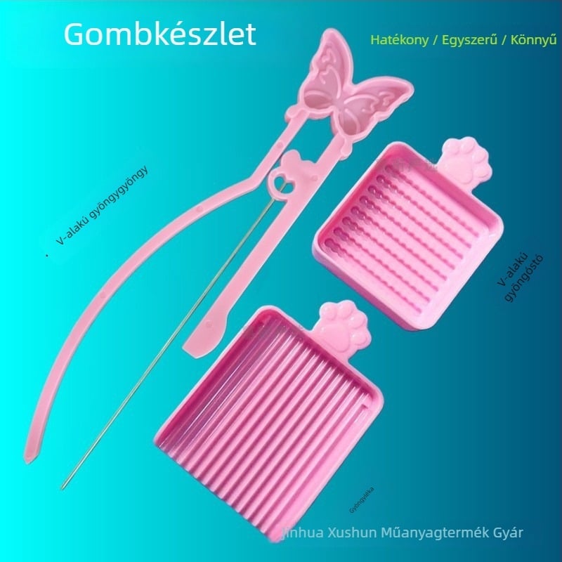 Gyöngykészítő tábla 52 és 104 tüskével, hőálló, gravírozott, égésálló és deformációmentes