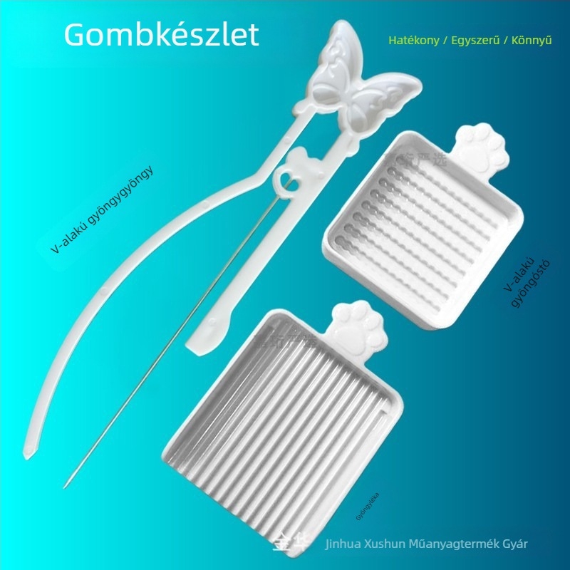 Gyöngykészítő tábla 52 és 104 tüskével, hőálló, gravírozott, égésálló és deformációmentes