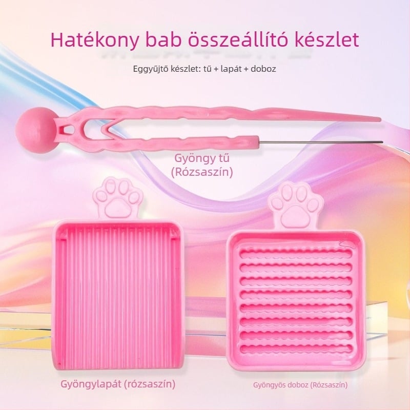 Gyöngykészítő tábla 52 és 104 tüskével, hőálló, gravírozott, égésálló és deformációmentes