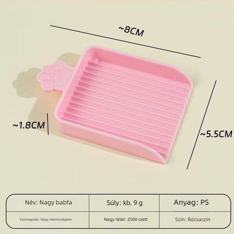 Gyöngykészítő tábla 52 és 104 tüskével, hőálló, gravírozott, égésálló és deformációmentes