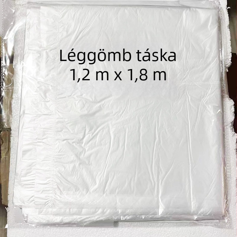 Átlátszó lufi tároló táska dekorációhoz, PE műanyag zacskó