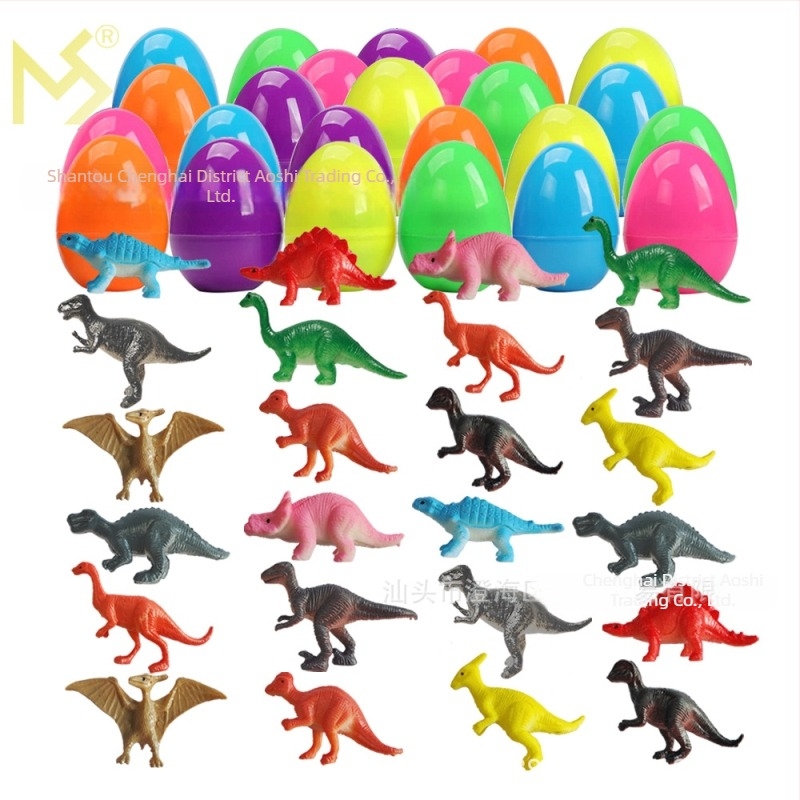 Húsvéti tojás dínó – DIY meglepetés tojás készlet, PVC dinoszaurusz, nyitható tojás