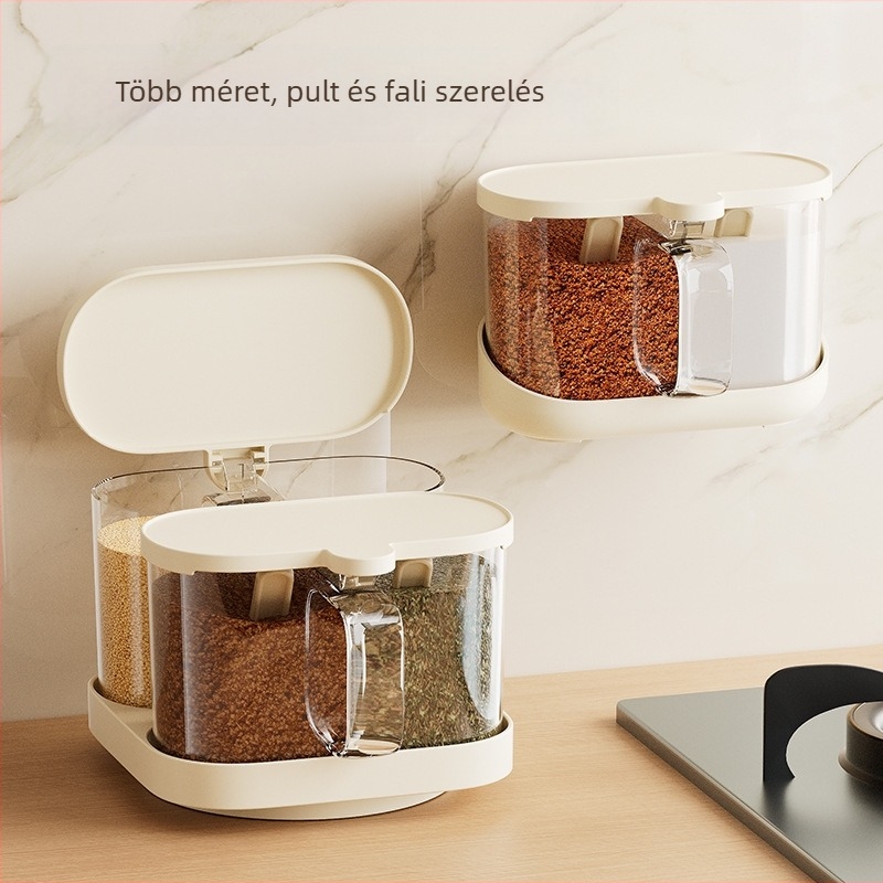 Deju fűszertartó készlet – műanyag, só és fűszerek, modern minimalist stílus
