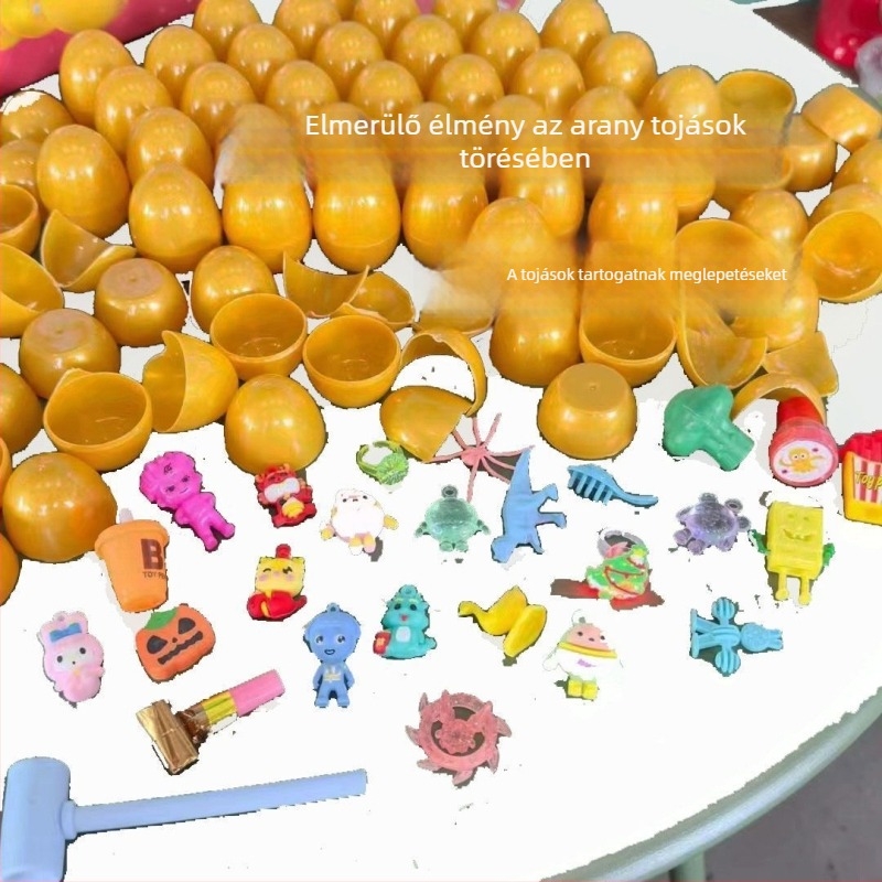 Műanyagból készült rejtett dobozos játék (Gashapon), kategória Húsvéti tojás, oktatási jellegű