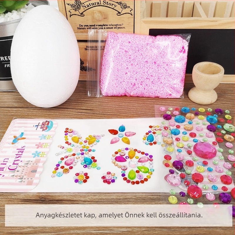 DIY hópehelyes agyaggal festett tojás – húsvéti dekoráció gyerekeknek, kreatív kézműves tevékenység