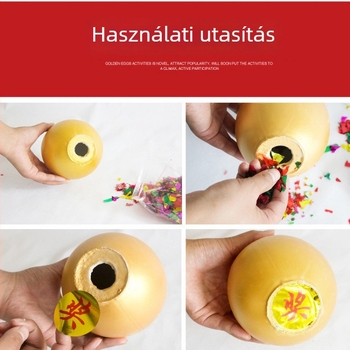 Műanyag húsvéti tojás – rekvizit rendezvényekhez és sorsolásokhoz, személyre szabás nélküli, logómentes, ajándék osztálytársaknak, Karácsony és költözés