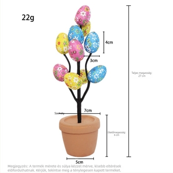 Húsvéti habtojások – grafikus mintával ellátott, függő díszek és ajándék dekoráció