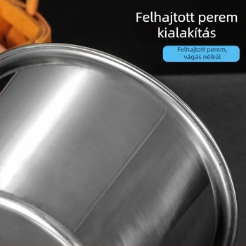 304 rozsdamentes acélból készült fűszertartó fedővel, konyhai és kereskedelmi használatra, nagy kapacitású