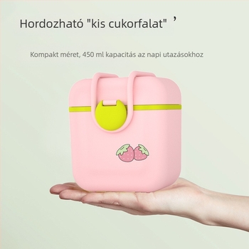 Toukie kétszintű tejpor tároló doboz babáknak, vonalkód a csomagoláson