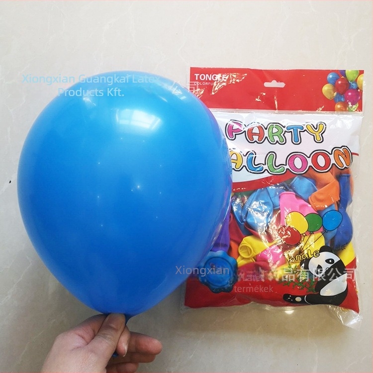 Tongle Balloon dekoratív latex gömbbalon, gömb alakú, egyedi logóval