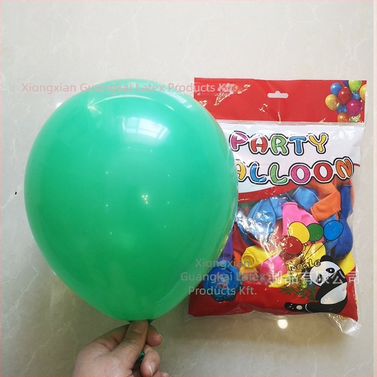 Tongle Balloon dekoratív latex gömbbalon, gömb alakú, egyedi logóval