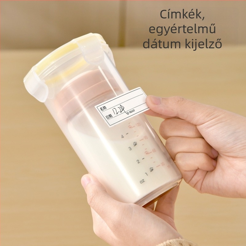 Anyatej tároló edény, légmentesen záródó, 800–1000 ml, PP anyag, kerek forma, modell 227-J-6109