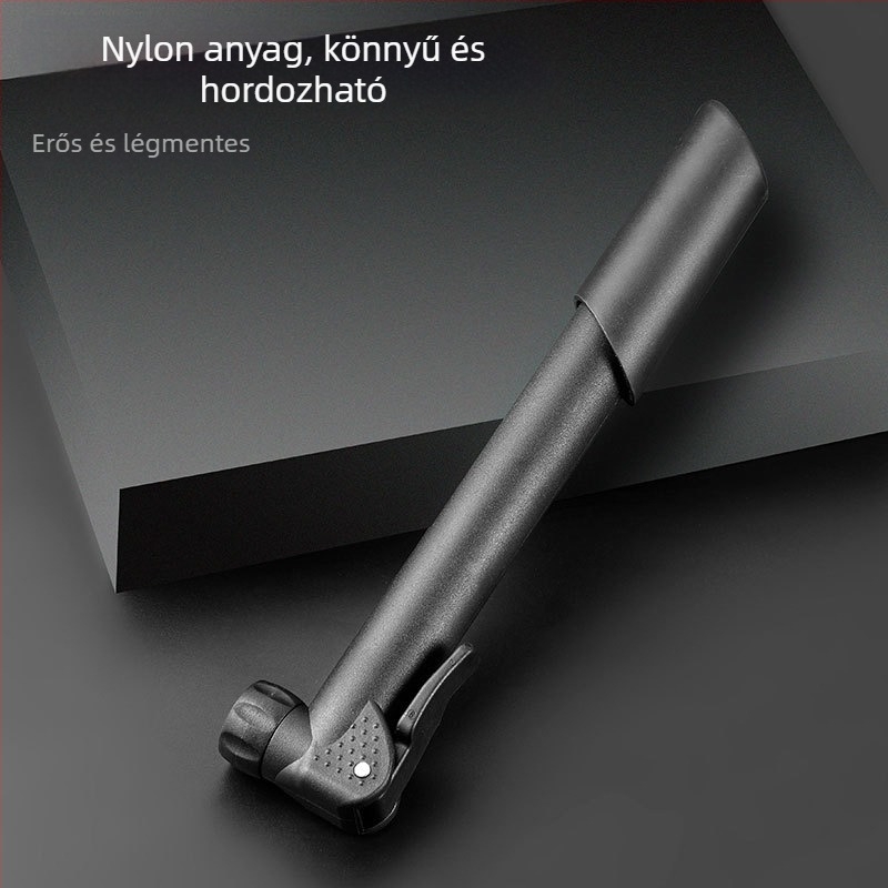 Kézi kerékpárpumpa, mini hordozható, modell BG-1682, max nyomás 80 PSI, levegőcsatlakozó típus: Beautiful Mouth, súly 0,09 kg