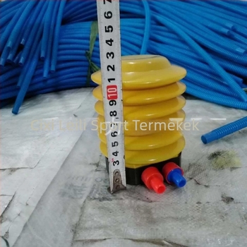 Lábpumpa DQT-004, műanyag, labdákhoz, fúvófej más típusúval