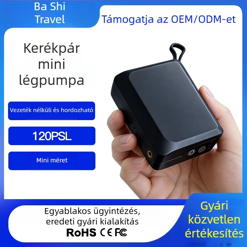 KST mini elektromos kerékpárpumpa hegy- és országúti kerékpárokhoz, kompakt AI intelligens USB pumpa LED valós idejű nyomás kijelzővel, automatikus kikapcsolás és túlmelegedés elleni védelem