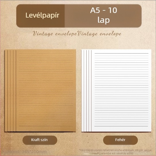 Go grass Kraft papír levelezőpapír, bikabőr-stílus, LC8002 modell, logó nyomtatás, testreszabás
