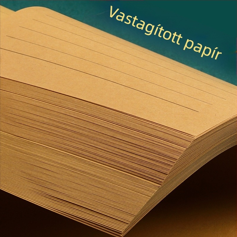 Go grass Kraft papír levelezőpapír, bikabőr-stílus, LC8002 modell, logó nyomtatás, testreszabás