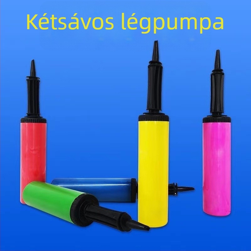 Lufi töltő készlet elektromos és lábpedálos pumpával, hosszú csík alakú Oxford anyagból, léggömbhöz, születésnapi használatra