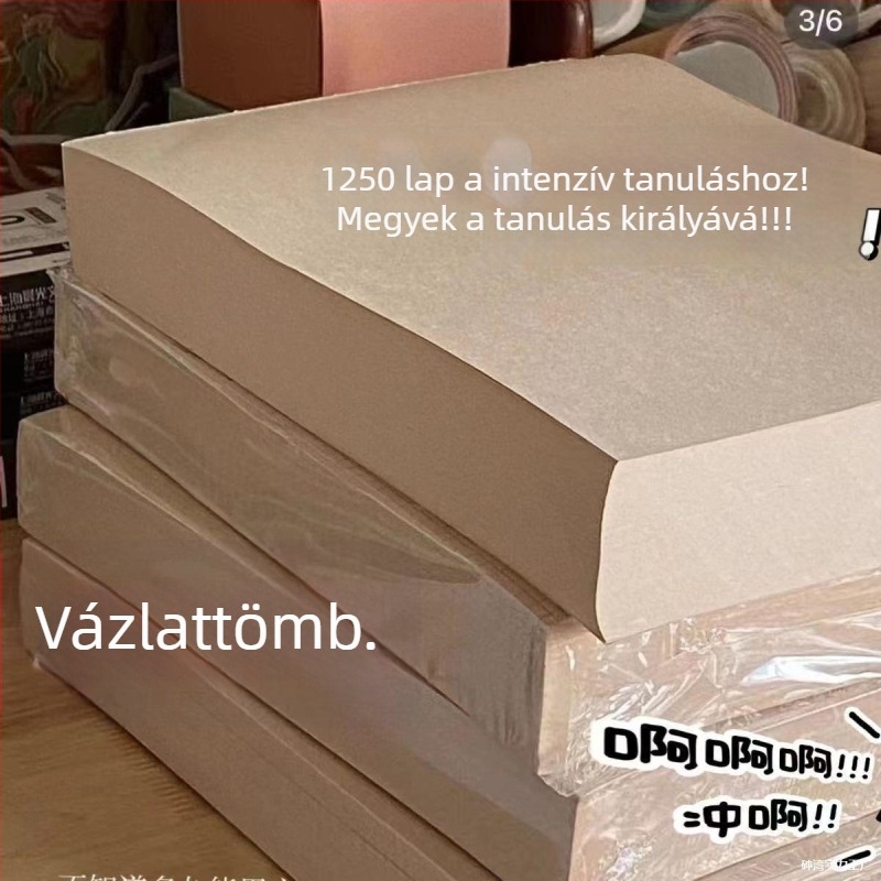 Kéziratpapír – üres, kínai stílusú boríték, 800 lap, ajándékhoz megfelelő