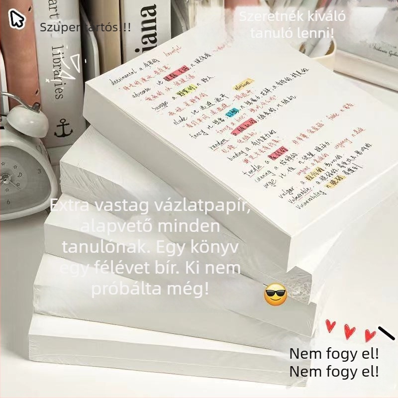 Kéziratpapír – üres, kínai stílusú boríték, 800 lap, ajándékhoz megfelelő