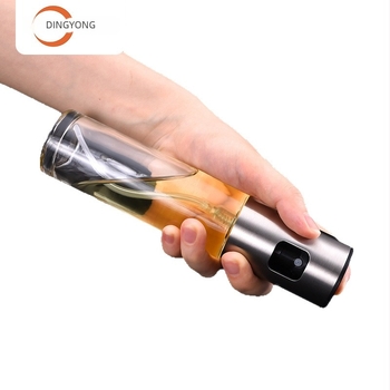 Olajspray üveg - üveges test, nyomásos permetezés, modern minimalista stílus