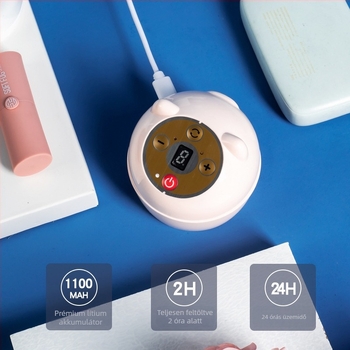 Beiyoukang elektromos mellpumpa integrált kialakítással, nagy szívás, hordozható tejgyűjtő, PP műanyag