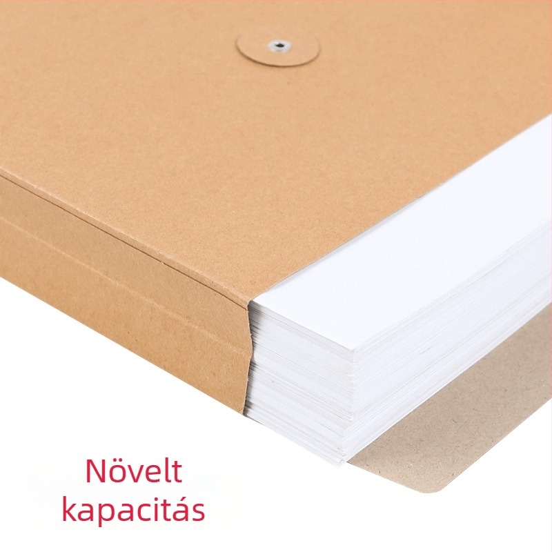 Dr. Xiao kraft papír irattárca zsinórzárással, téglakő alakú