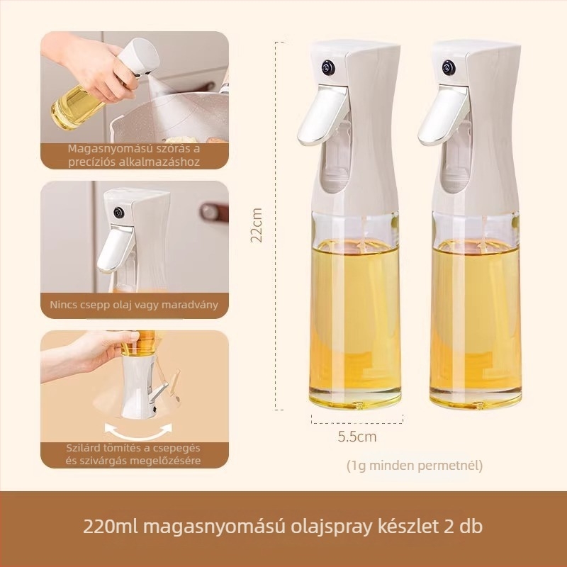 Olajspray üveg • magas boroszilikát üveg • funkció: olajspray • stílus: modern minimalista • modell HNBH10419-1