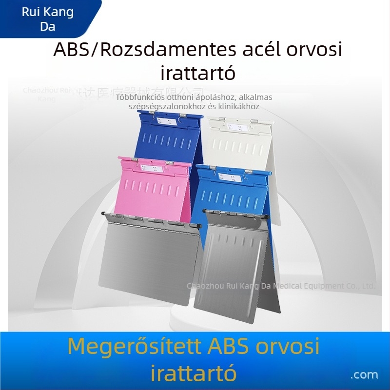 Megvastagított ABS orvosi dosszié betegadatokhoz, hordozható orvosi mappa