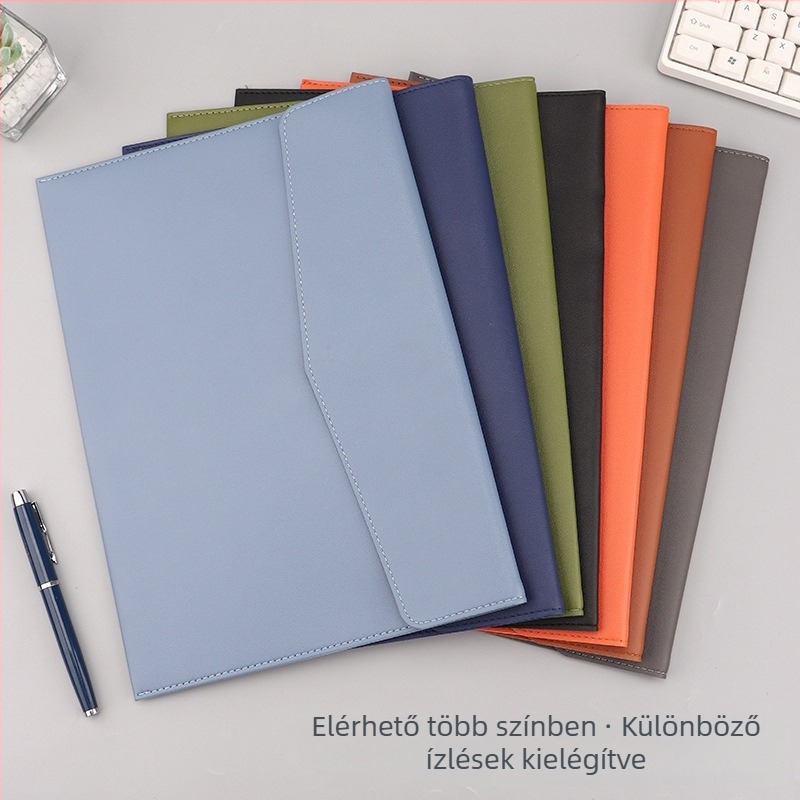 Bőr dokumentumtáska mágneszáras, téglalap alakú, márka Wenzhou zhenyan stationery