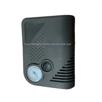 12V-os mini autó légpumpa manométerrel és pointer kijelzővel, 120W