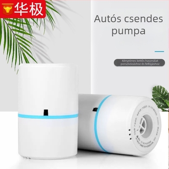 Autóba szerelhető kültéri elektromos fúvó pumpa – hordozható mini kemping pumpa, felfújható matrac, párna és úszógyűrű
