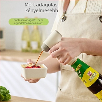 Pisztolytípusú kézi pumpa osztrigás szószhoz, ABS, nyomtatott logó, koreai stílus, Pan Hong