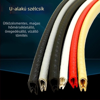 U alakú szélvédő tömítés jármű ablakaihoz - megerősített ütközésvédő szalag - ragasztó szalag elektromos járművekhez és motorkerékpárokhoz - Powerful Factory