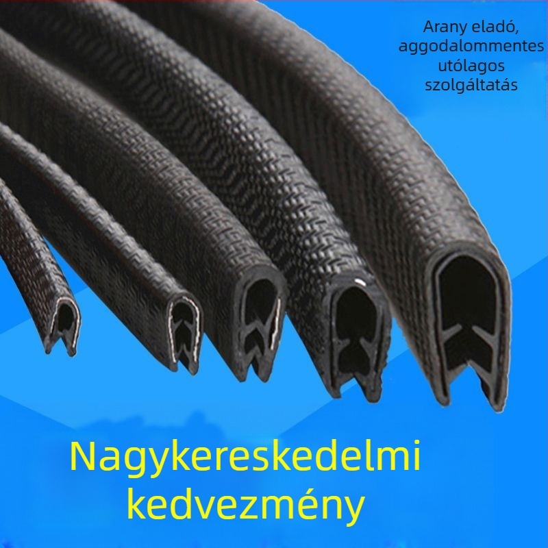 U alakú szélvédő tömítés jármű ablakaihoz - megerősített ütközésvédő szalag - ragasztó szalag elektromos járművekhez és motorkerékpárokhoz - Powerful Factory