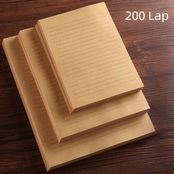 Kraft papír levélpapír készlet, kínai boríték stílus, Model 1, logó nélküli