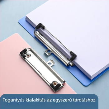 PP tábla csipesz - modell PP board clip, anyag PP, A4 papírhoz