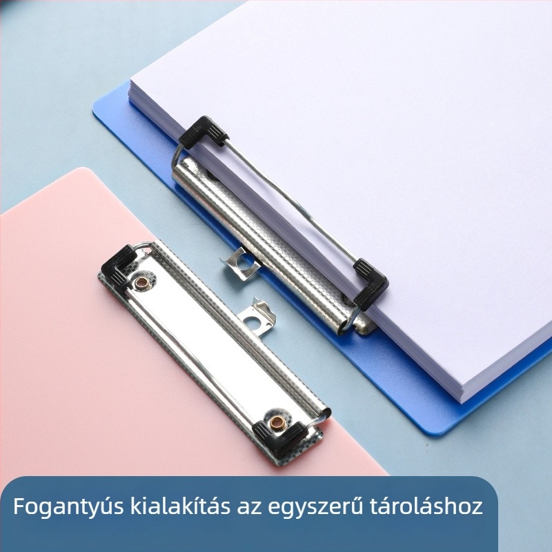 PP tábla csipesz - modell PP board clip, anyag PP, A4 papírhoz