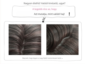 Női paróka – Pear-Bob fazon, középhosszú egyenes haj ferde frufruval, bolyhos textúra, hőálló rostok