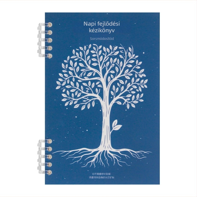Gao xiaoqi Mindfulness Growth Notesz — szabadon kötött, PP borító, Dowling papír, 120 g/m², 50–100 oldal, Egyszerű stílus