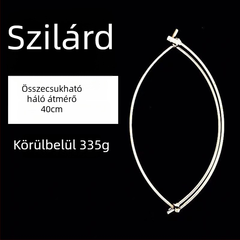 Összecsukható rozsdamentes acél hálófej nagy halakhoz