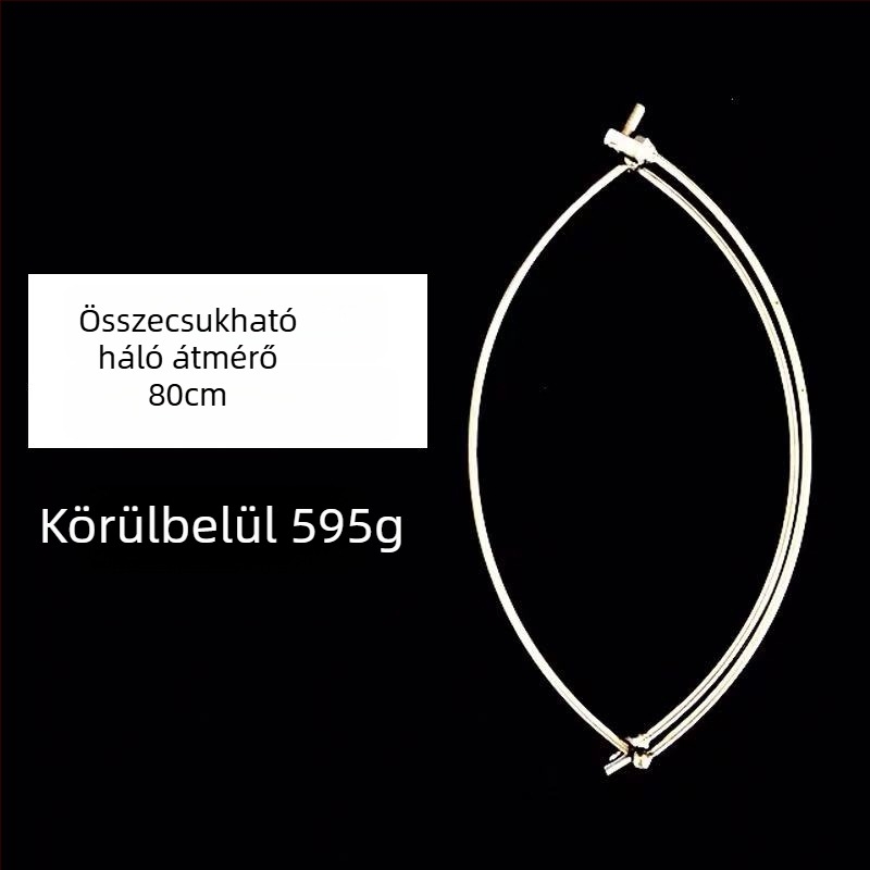 Összecsukható rozsdamentes acél hálófej nagy halakhoz