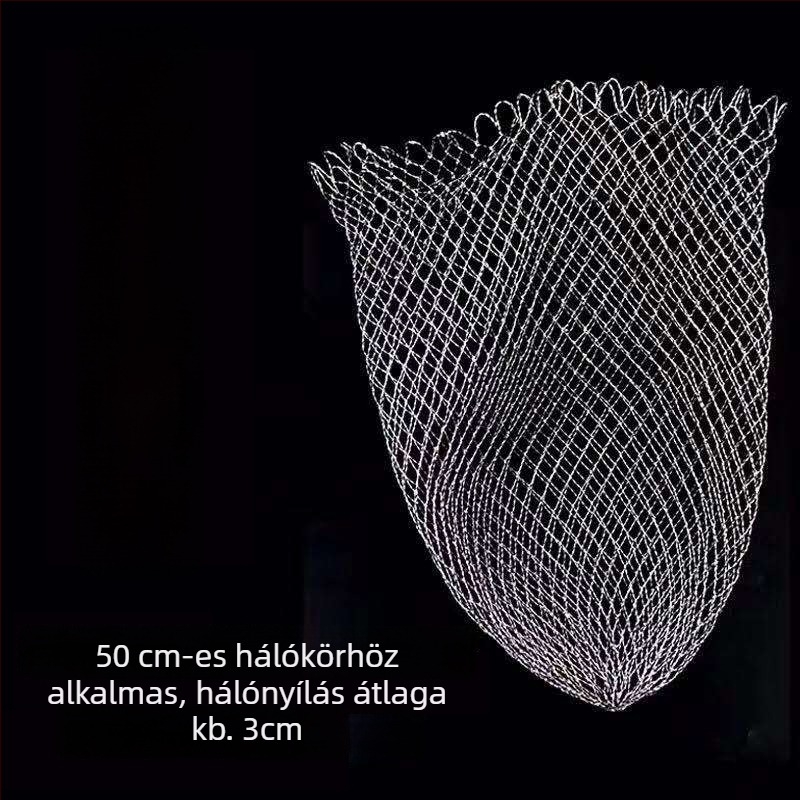 Összecsukható rozsdamentes acél hálófej nagy halakhoz