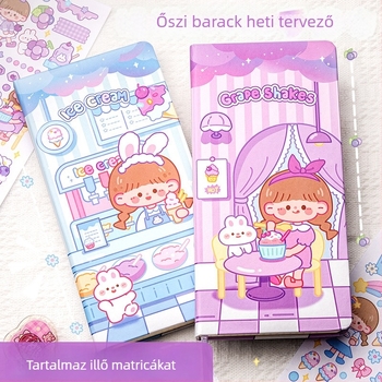 Kézzel vezetett nyilvántartó notesz négyzetes belső oldalakkal — Kappa bear, vezeték nélküli kötés, Dowling papír 100 g, stílus 23169906718