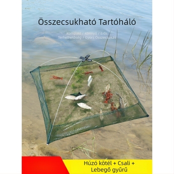 Mengda Nyitott Összecsukható Háló Garnéla Fogásához