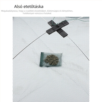 Mengda Nyitott Összecsukható Háló Garnéla Fogásához